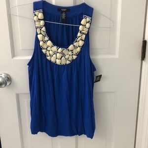 Blue tank top